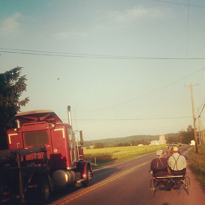 Amish Buggy in Lancaster PA