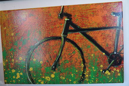 Bike Art Tim Neis Talk about the art you're doing now.