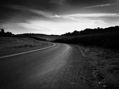 Dark Quiet Road Thumb Solitude