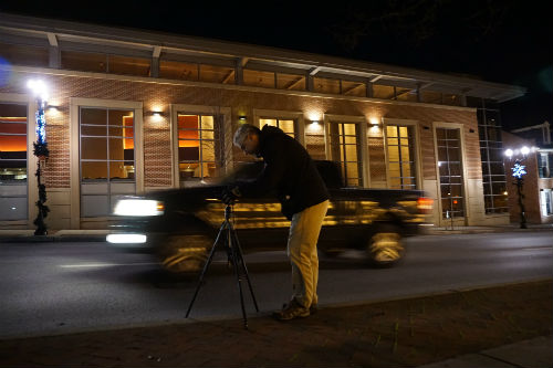 Dave Berk Taking A Photograph They have recently remodeled quite a backdrop?