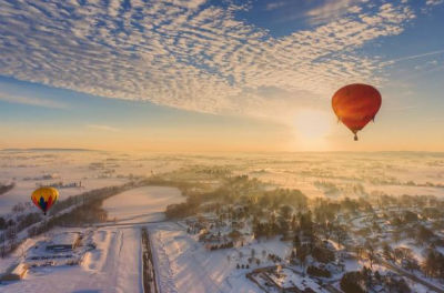 Hot Air Balloon Photo Seth Dochter You said you started out with video. What about that was so time consuming?