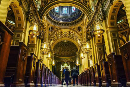 Inside A Beatiful Church Golden But you were on it and maybe putting some photography on?