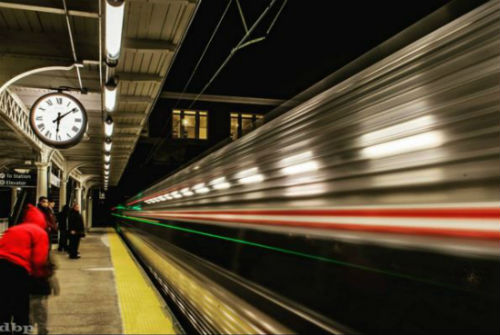 Moving Train Down Station Clock When you were with paper and pen did you have a certain style?