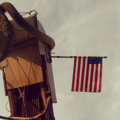 The Strasburg Railroad American Flag