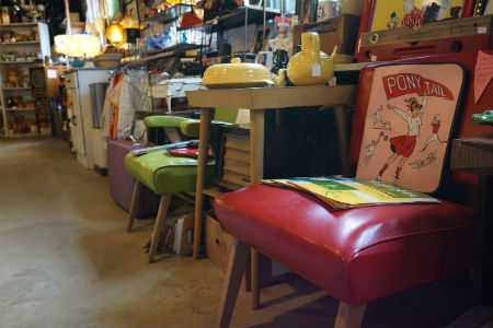 Two Vintage Chair Red And Green Pieces Okay then show me some cool things and then we can talk about them!